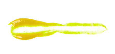 Decorational line made of sauce isolatedの写真素材