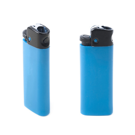 Plastic lighter isolatedの写真素材
