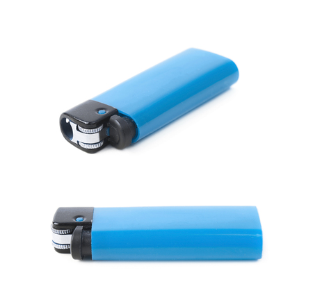 Plastic lighter isolatedの写真素材