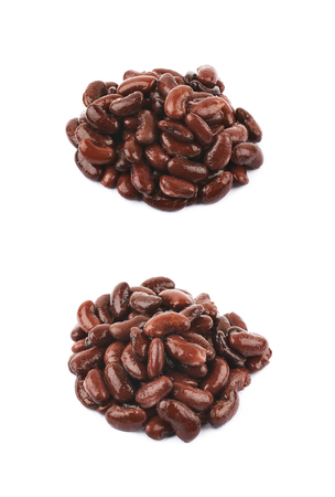 Pile of kidney beans isolatedの写真素材
