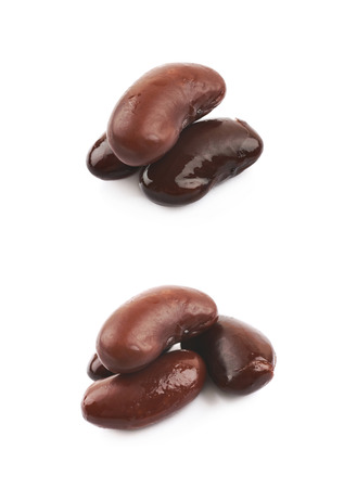 Pile of kidney beans isolatedの写真素材