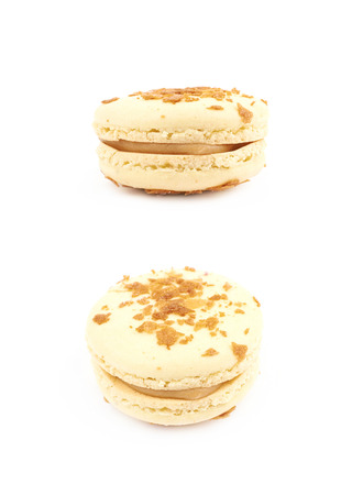 Sweet macaroon confection isolatedの写真素材