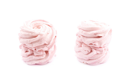 Marshmallow zephyr confection isolatedの写真素材