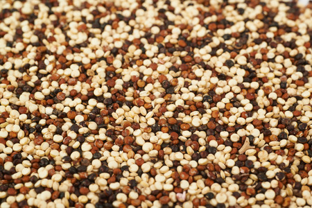 Surface coated with the quinoa seedsの写真素材