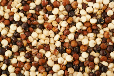 Surface coated with the quinoa seedsの写真素材