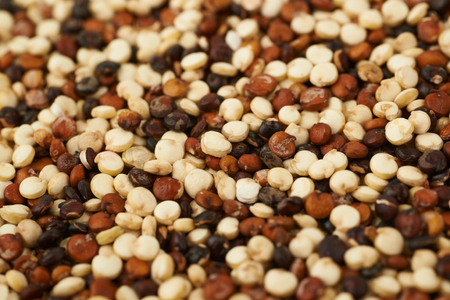 Surface coated with the quinoa seedsの写真素材