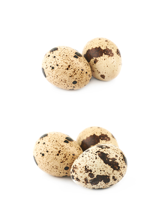 Quail egg composition isolatedの写真素材
