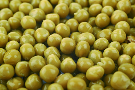 Surface covered with the green peasの写真素材