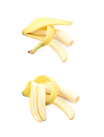 Banana composition isolatedの写真素材