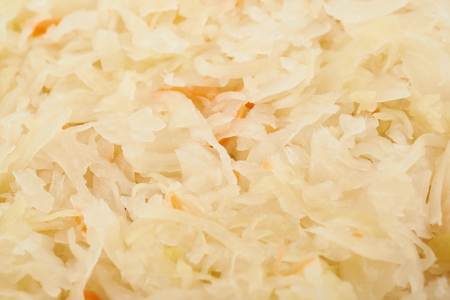 Surface coated with sauerkrautの写真素材