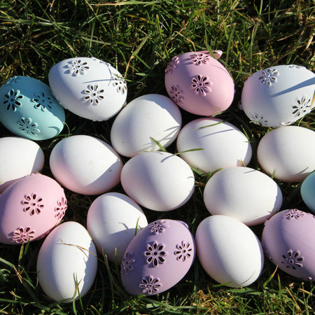 Easter eggsの写真素材