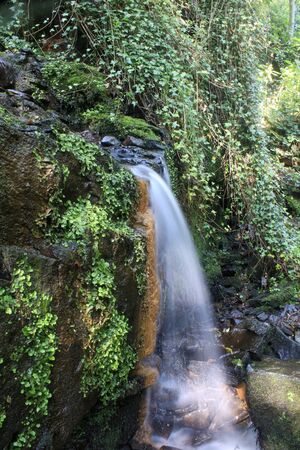 Folly Dolly Falls - West Yorkshire - Smooth Waterfallの写真素材