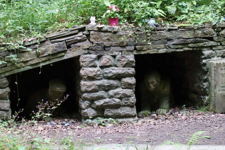 Huskar Mining Disaster Memorial in Silkstone UKの写真素材