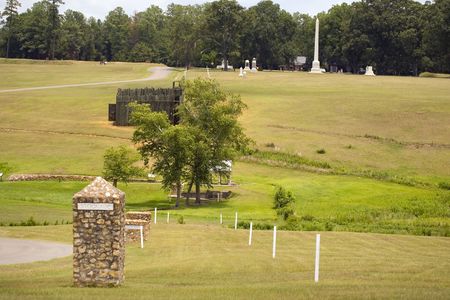Southwest conner of Andersomville prison as it is today