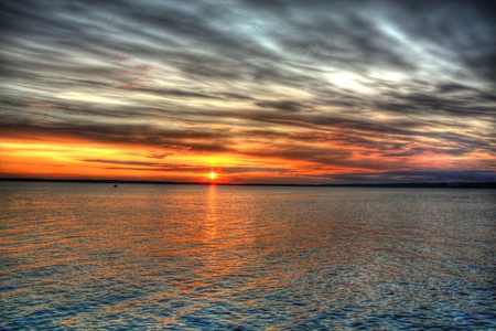 HDR sunsetの写真素材
