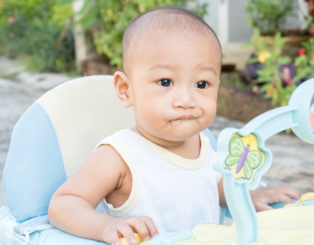 Baby walkerの写真素材