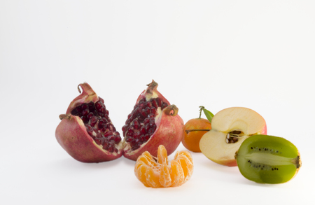 the fruit isolated on a white background, a tasty dietの写真素材
