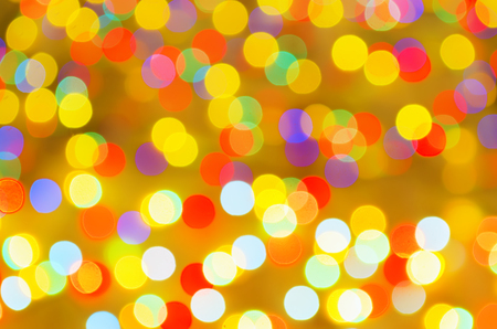 abstract beautiful background from bright Christmas garlandsの写真素材