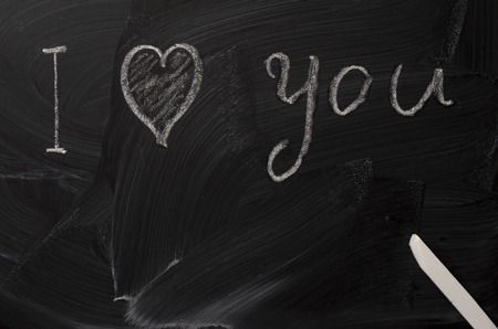 chalkboard for teaching children in school with chalk