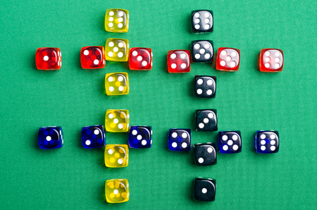 hashtag laid out from the bones for the board gameの写真素材