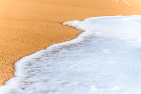 Sandy beach on the Atlantic coast in France near olonne sur mer.の写真素材