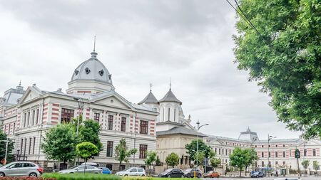 BUCHAREST, ROMANIA - MAY 25, 2014: The Hospital Coltea. The first hospital from Bucharest build in 1704 by Mihail Cantacuzino.のeditorial素材