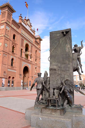 Las Ventas square, Madrid, Spainのeditorial素材