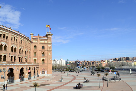 Las Ventas square, Madrid, Spainのeditorial素材