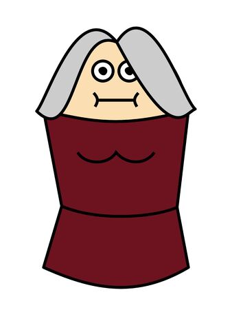 old womanのイラスト素材