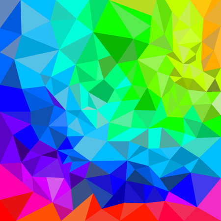 colorful polygon pattern. Abstract backgroundのイラスト素材