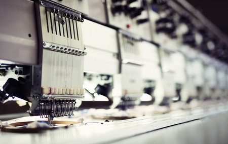 Fabric industry machinery production lineの写真素材