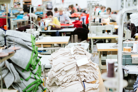 Sewing industry manufacturingの写真素材