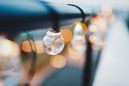 Beautiful retro luxury interior lighting lampの写真素材