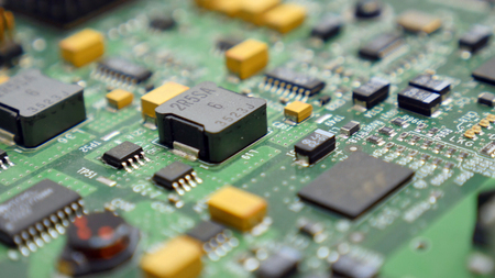 Electronic circuit boardの写真素材