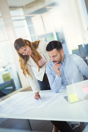 Business coworkers discussing new ideasの写真素材