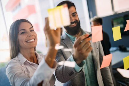 Group of business people collaborating in office