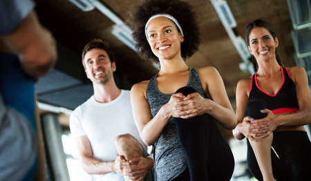 Fitness, sport, training, gym, success and lifestyle concept