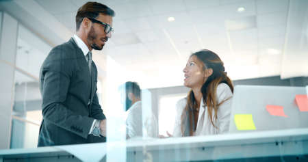 Business people day at modern business officeの写真素材