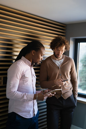 Multiethnic professional business people working in officeの写真素材