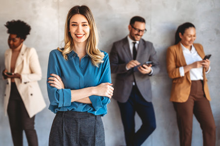 Business project team working together at meeting room at officeの写真素材