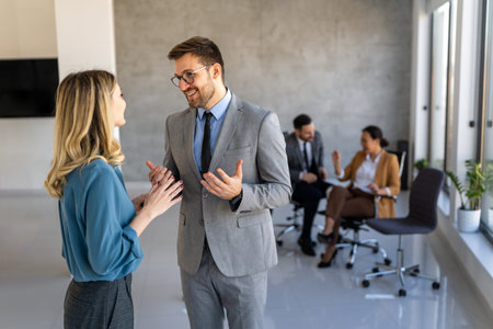 A business team manages daily tasks, structured workflow, time management, and office productivity