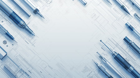 Abstract technology background. Futuristic interface. Vector illustration for your designの素材