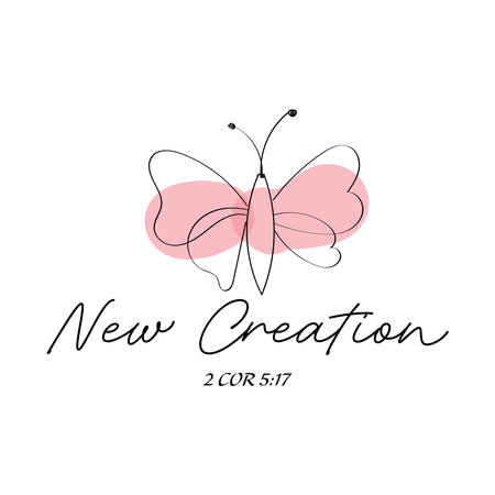 Biblical Phrase, Christian typography for banner, poster, photo overlay, apparel designのイラスト素材