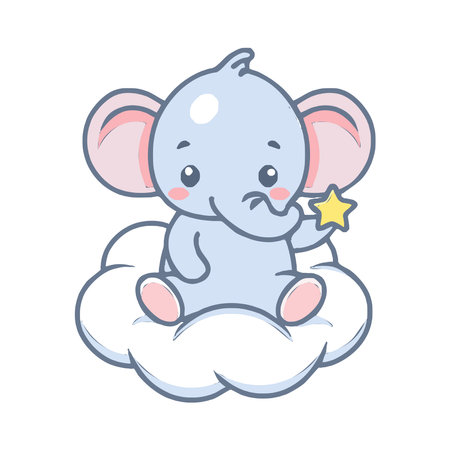 Cute Animal Vector Illustrations - Adorable Baby Animals, Fantasy Creatures, and Seasonal Designsのイラスト素材