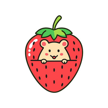 Cute Animal Vector Illustrations - Adorable Baby Animals, Fantasy Creatures, and Seasonal Designsのイラスト素材