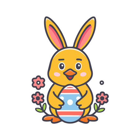 Cute Animal Vector Illustrations - Adorable Baby Animals, Fantasy Creatures, and Seasonal Designsのイラスト素材