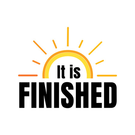 Biblical Phrase, Christian typography for banner, poster, photo overlay, apparel designのイラスト素材