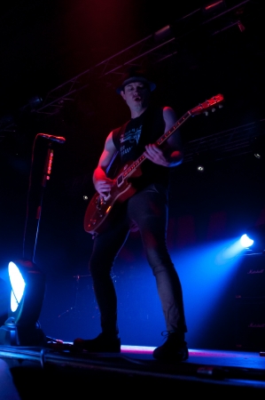 Tom Thacker. Sum 41 concert at Arena Moscow.  Jul 25, 2012 - Arena Moscow, Moscow, Russiaのeditorial素材