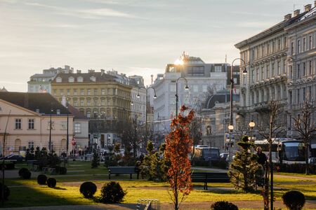 Vienna, Austria - January 4, 2014: Austrian city
