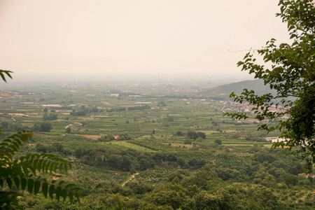Edessa, Greece - June 28, 2014: View of the city of Edessa